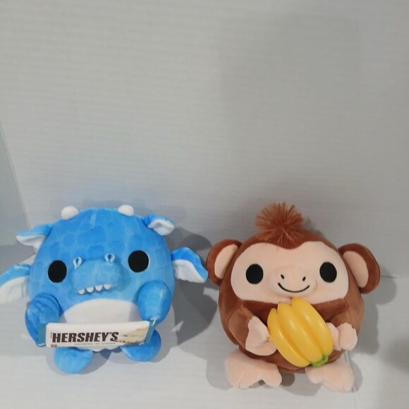 Snackles Series 2 Plush Monkey Holding A Bunch Of Bananas ZURU & Dragon&Hershey - Picture 15 of 15
